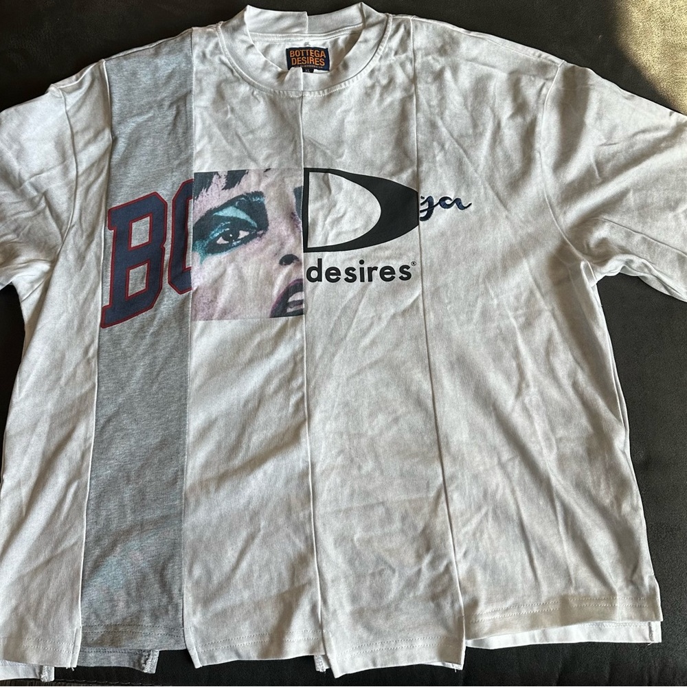 White Graphic T-Shirt with Bold Design